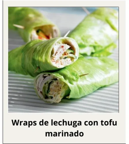 wraps de lechuga